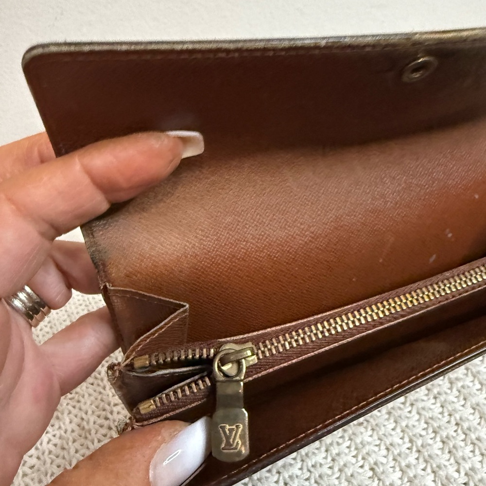 Louis Vuitton vintage Monogram Continental Wallet - Brown (project) - Picture 11 of 14